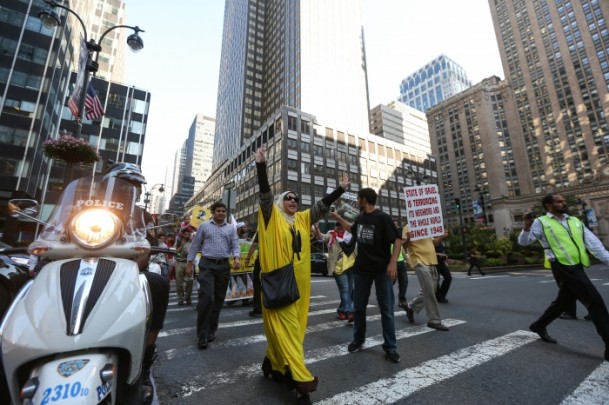Rabia katliamı New York'ta protesto edildi - 3