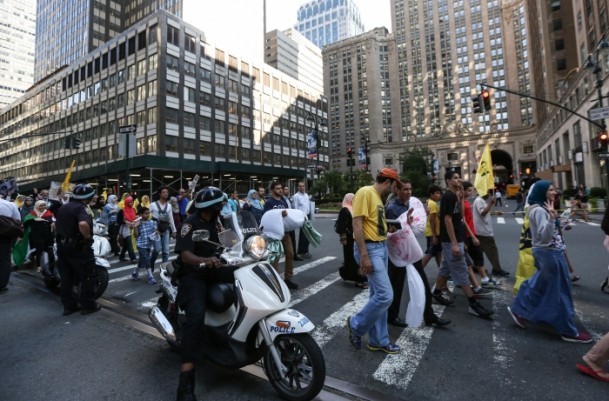 Rabia katliamı New York'ta protesto edildi - 7