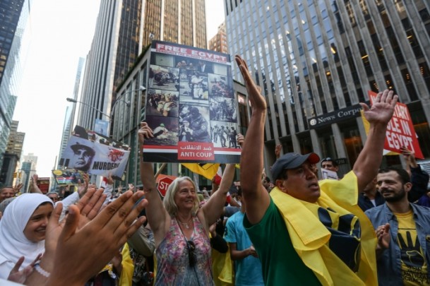 Rabia katliamı New York'ta protesto edildi - 9