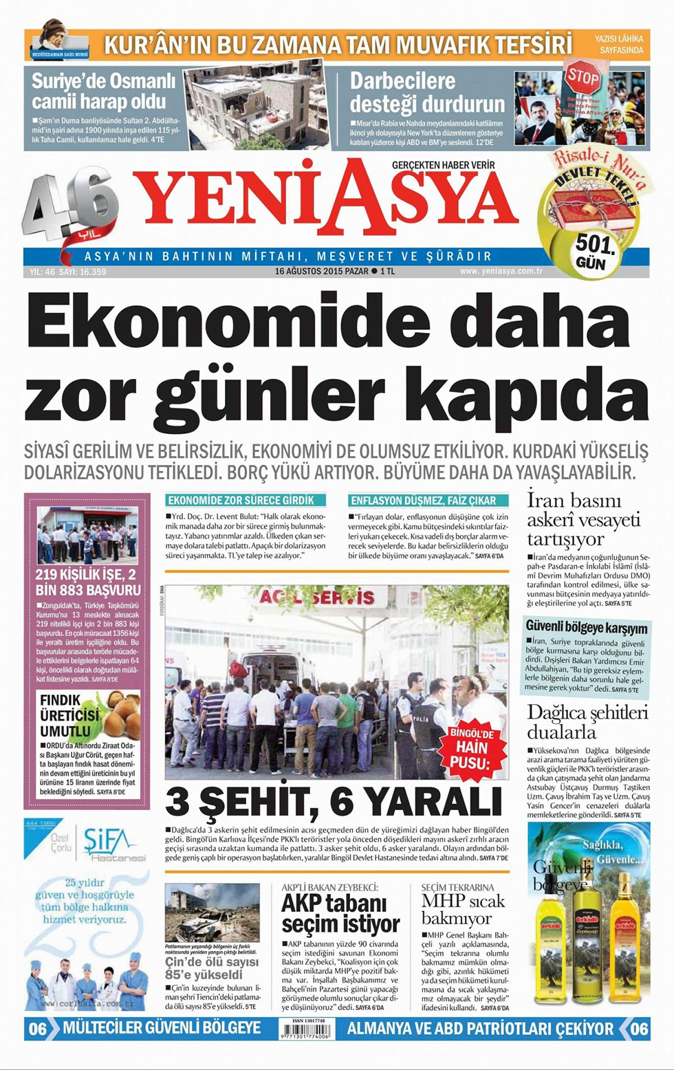 Gazeteler bugün ne yazdı? - 25