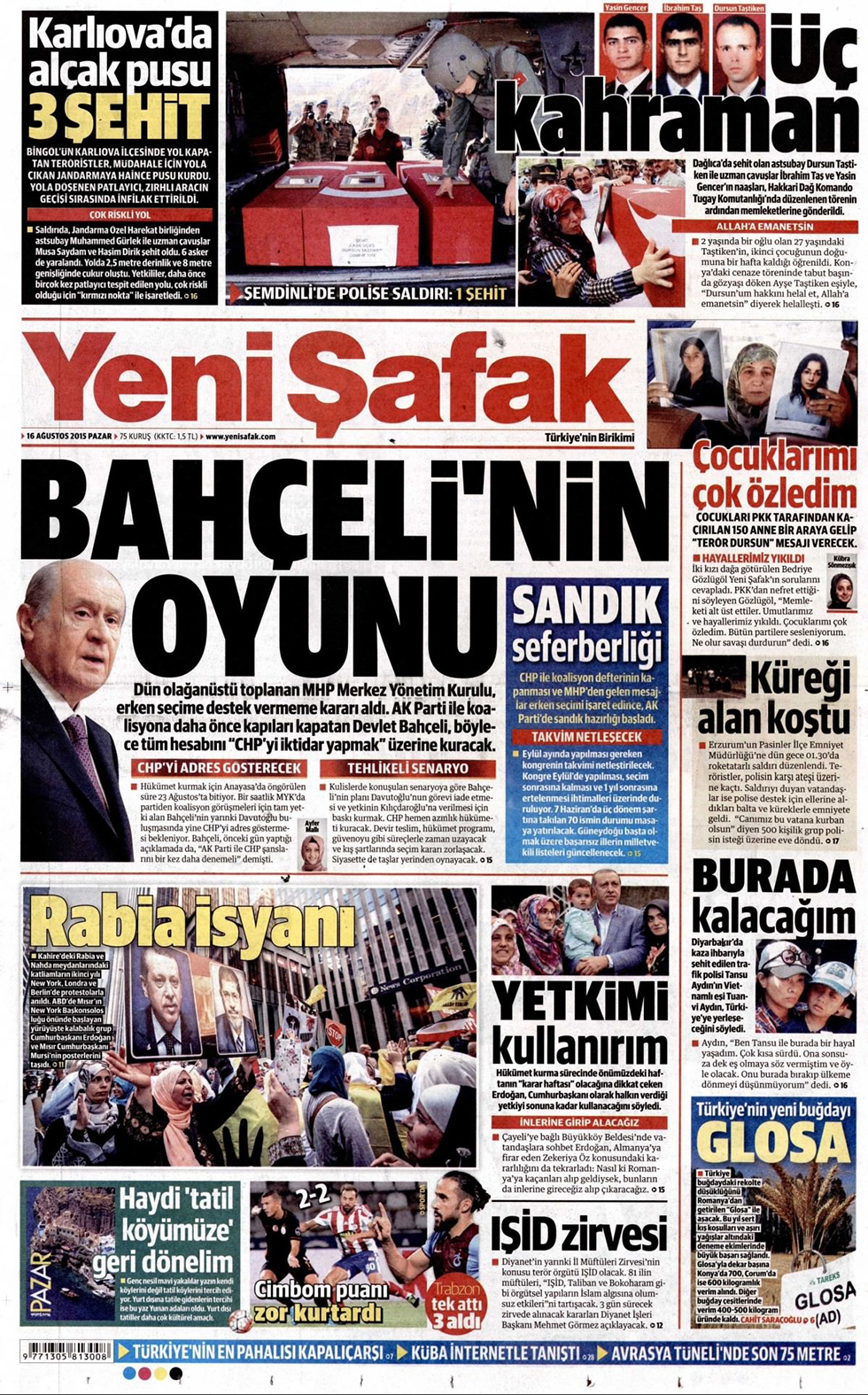 Gazeteler bugün ne yazdı? - 8