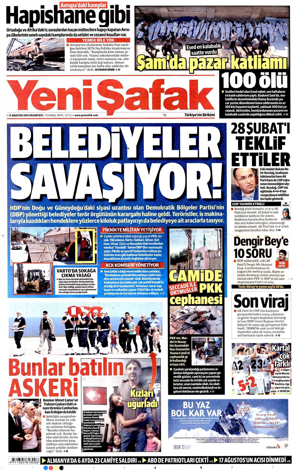 Gazeteler bugün ne yazdı? - 1