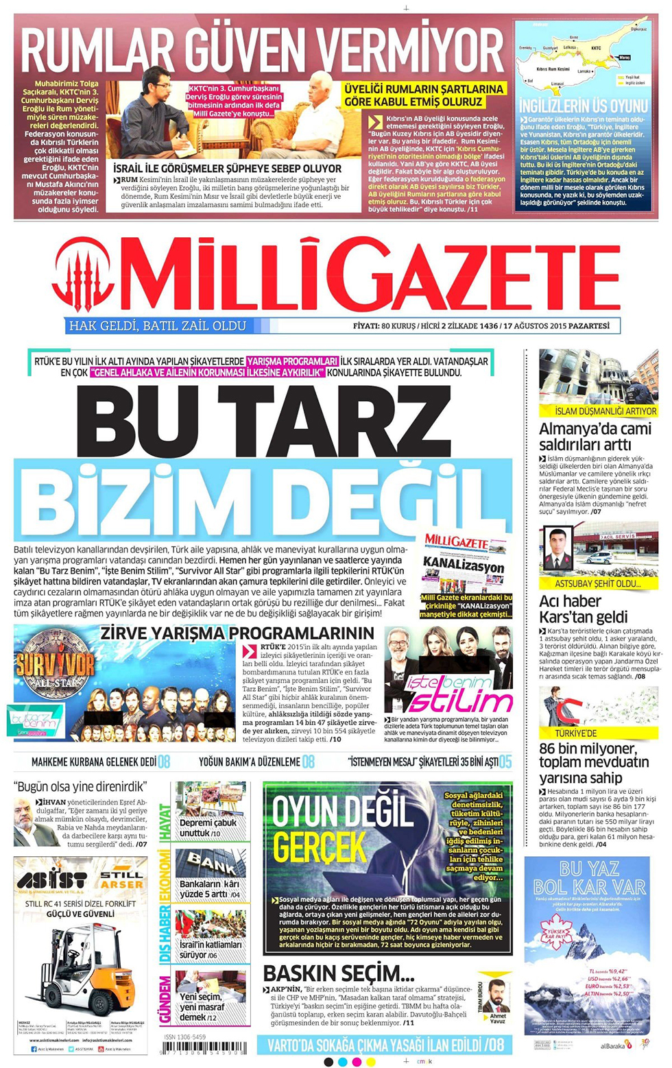 Gazeteler bugün ne yazdı? - 7