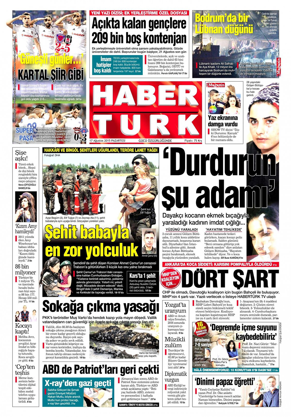 Gazeteler bugün ne yazdı? - 25