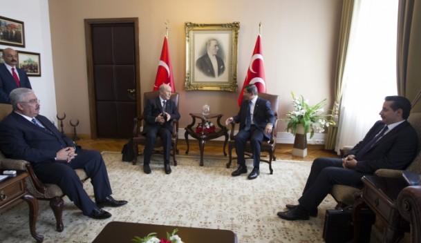 Davutoğlu-Bahçeli görüşmesi başladı - 5