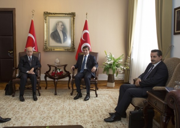 Davutoğlu-Bahçeli görüşmesi başladı - 6