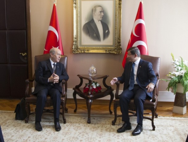 Davutoğlu-Bahçeli görüşmesi başladı - 3