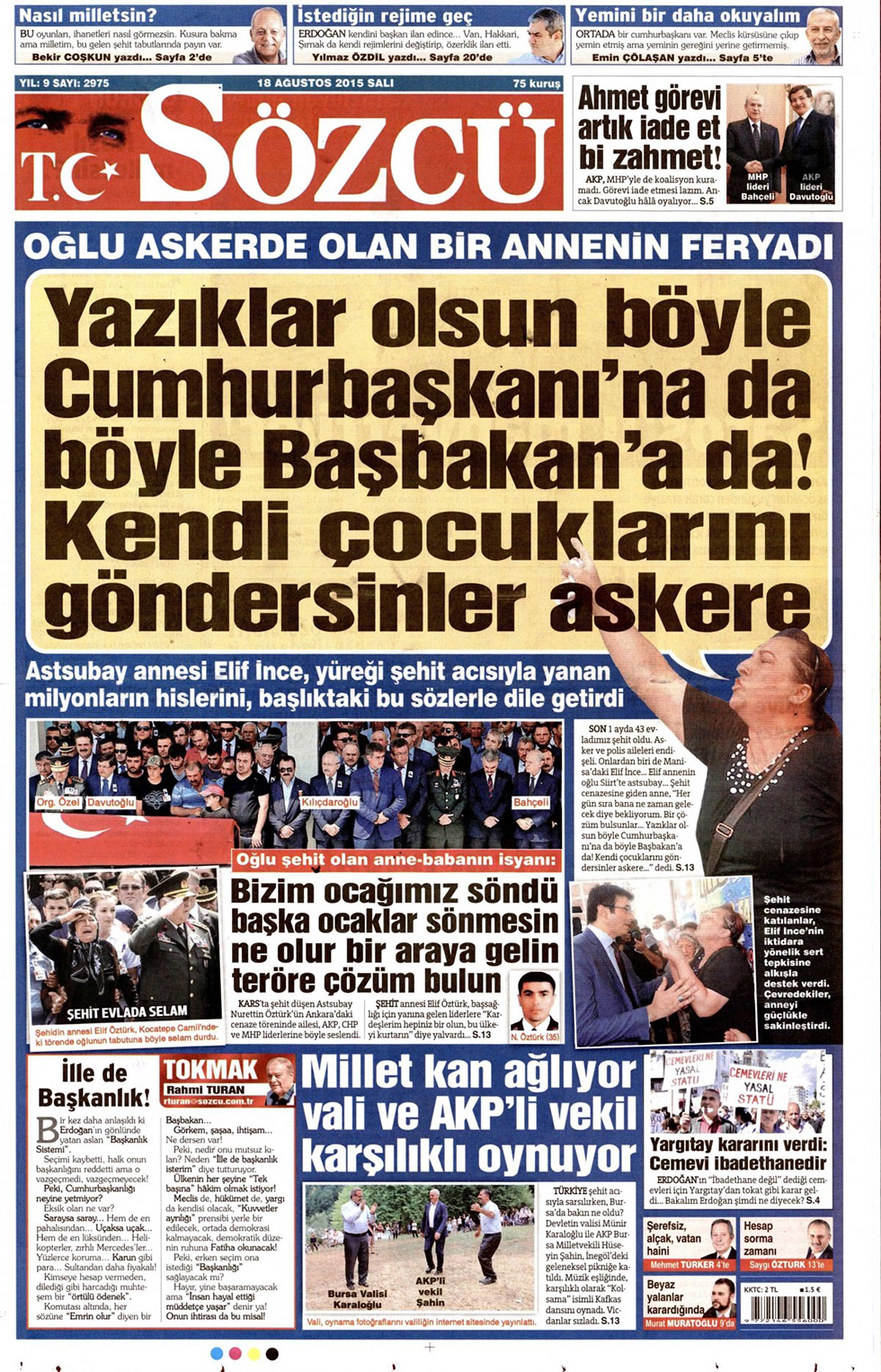 Gazeteler bugün ne yazdı? - 10