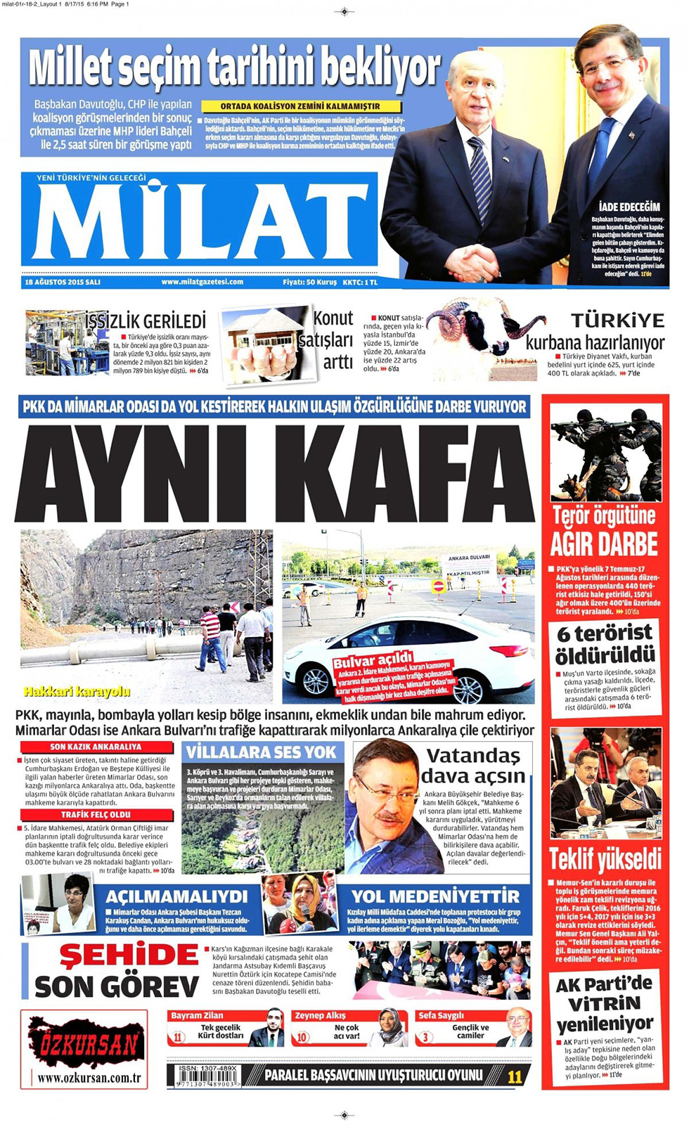 Gazeteler bugün ne yazdı? - 15