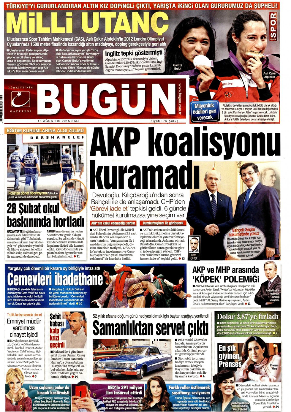 Gazeteler bugün ne yazdı? - 12