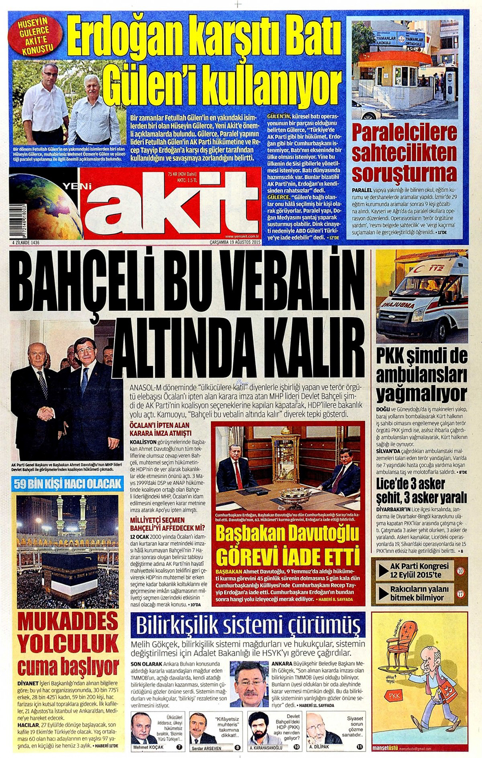 Gazeteler bugün ne yazdı? - 2