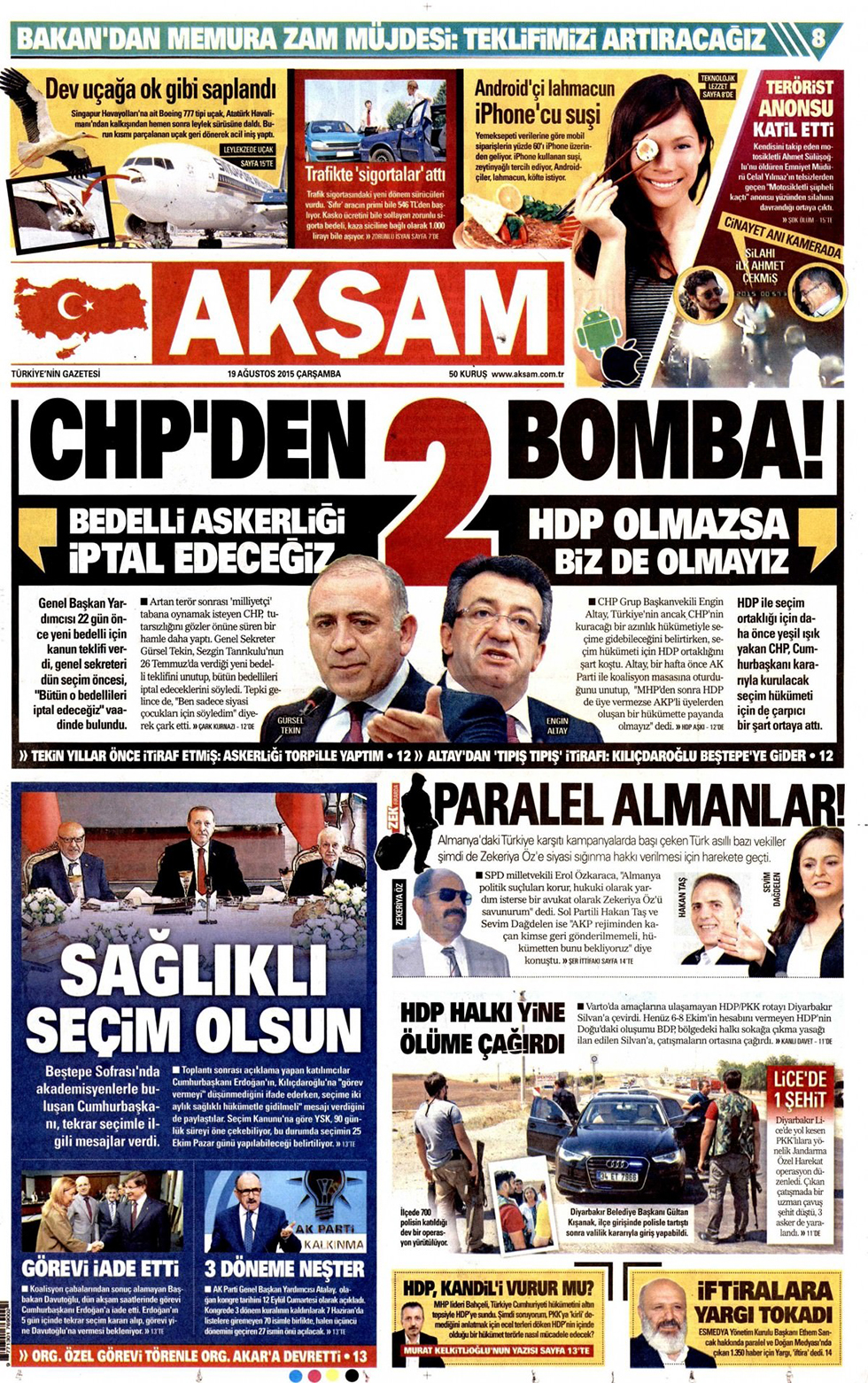 Gazeteler bugün ne yazdı? - 15