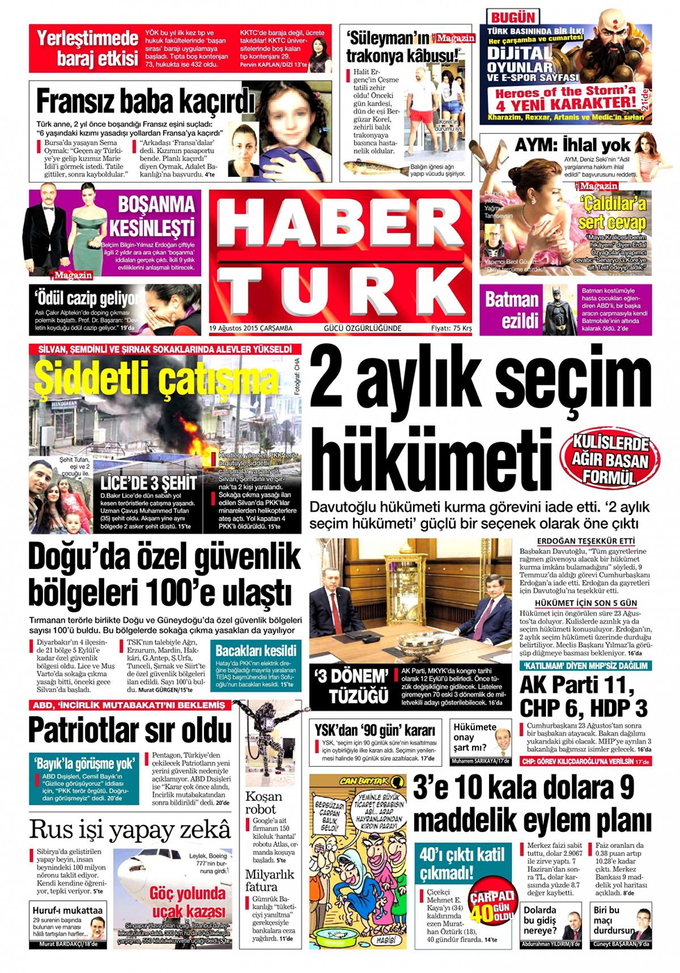 Gazeteler bugün ne yazdı? - 1