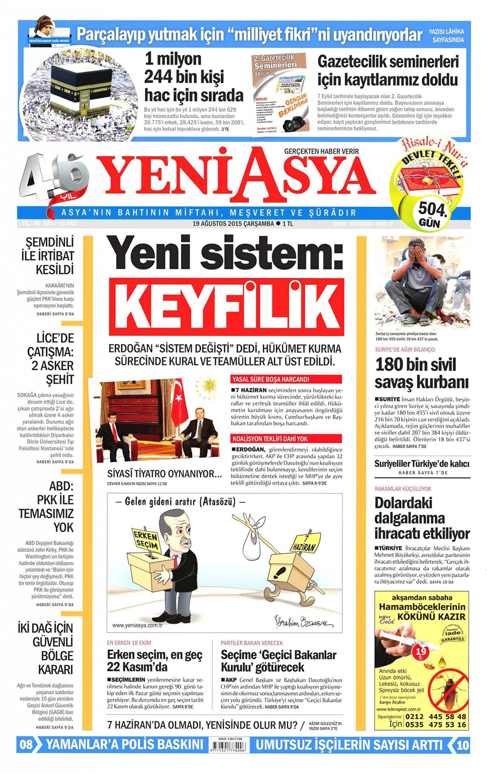 Gazeteler bugün ne yazdı? - 16