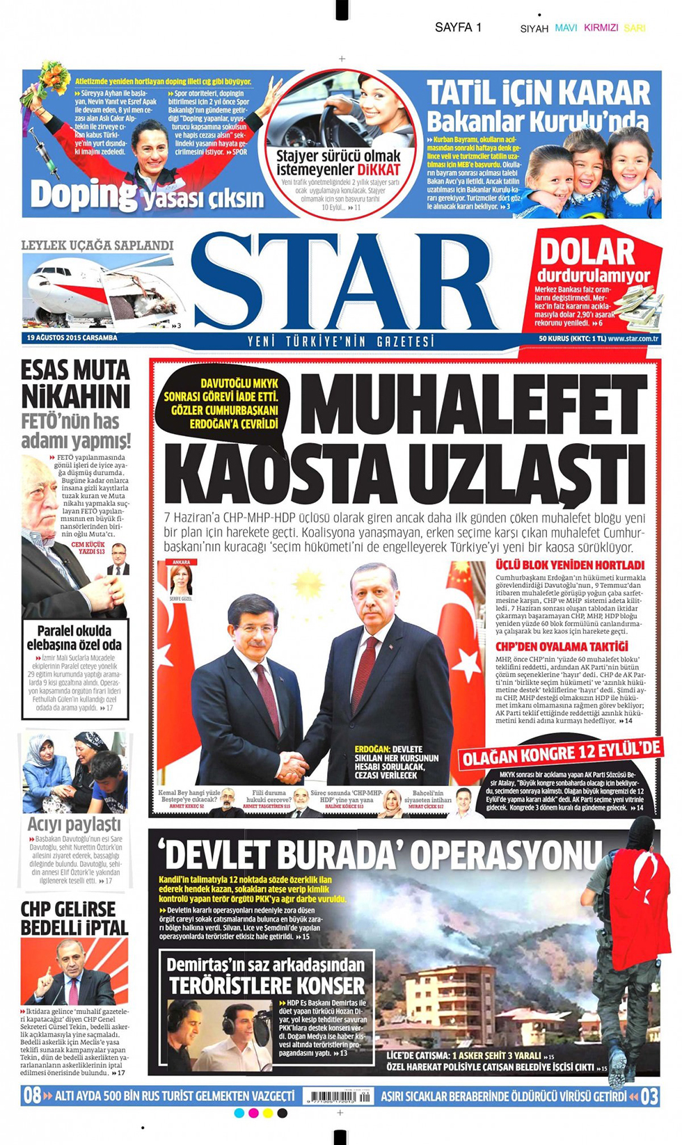 Gazeteler bugün ne yazdı? - 20