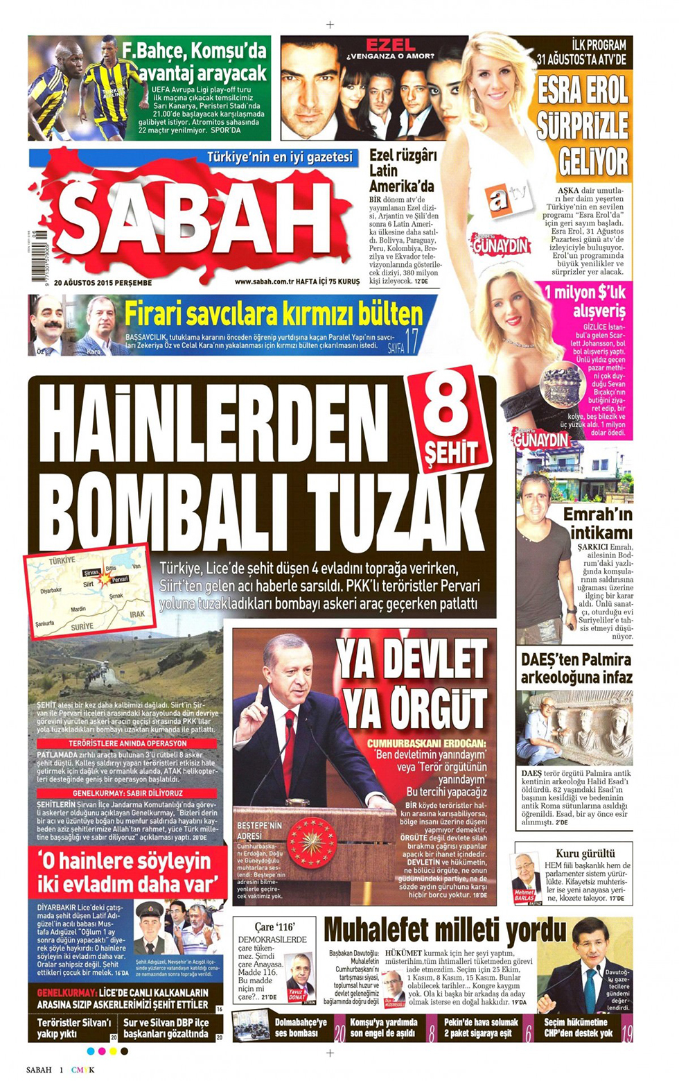 Gazeteler bugün ne yazdı? - 1