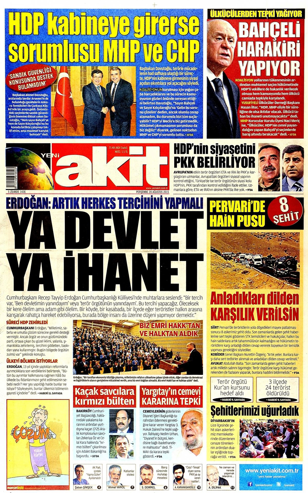 Gazeteler bugün ne yazdı? - 3