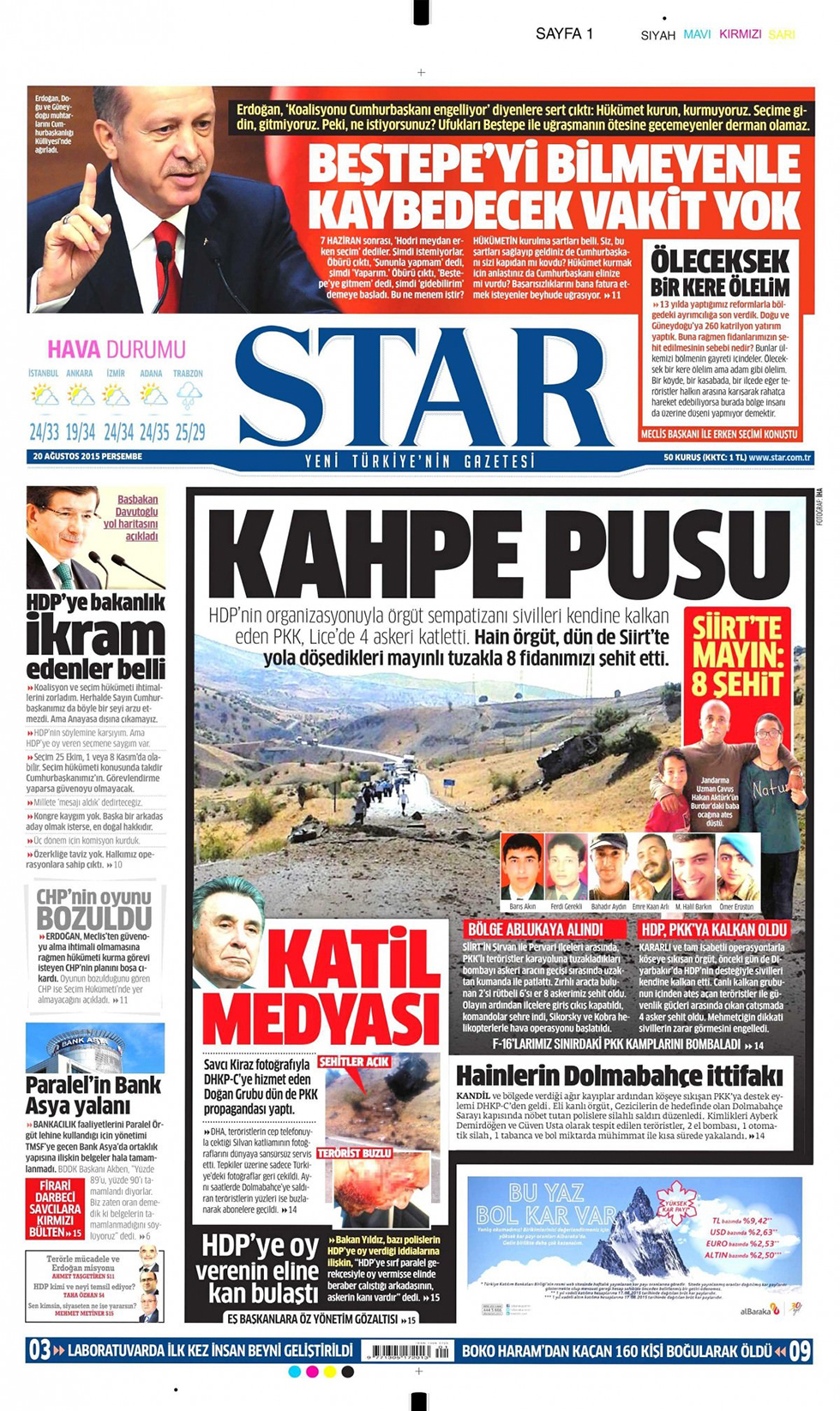 Gazeteler bugün ne yazdı? - 19