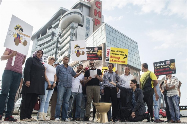 CHP Binası önünde protesto - 4
