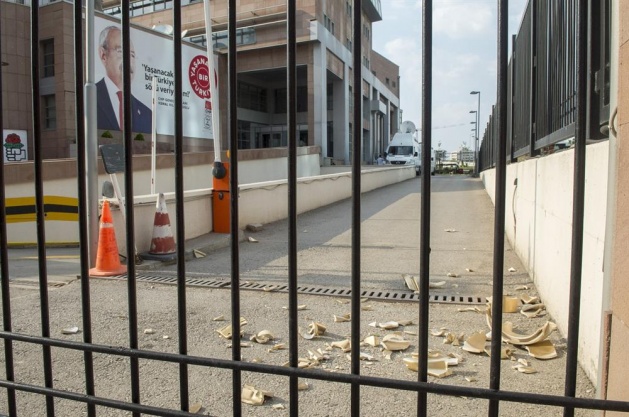 CHP Binası önünde protesto - 5