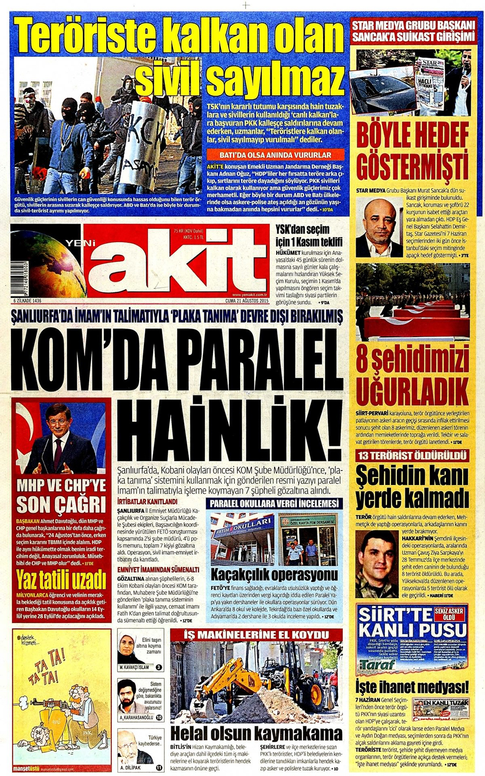 Gazeteler bugün ne yazdı? - 3