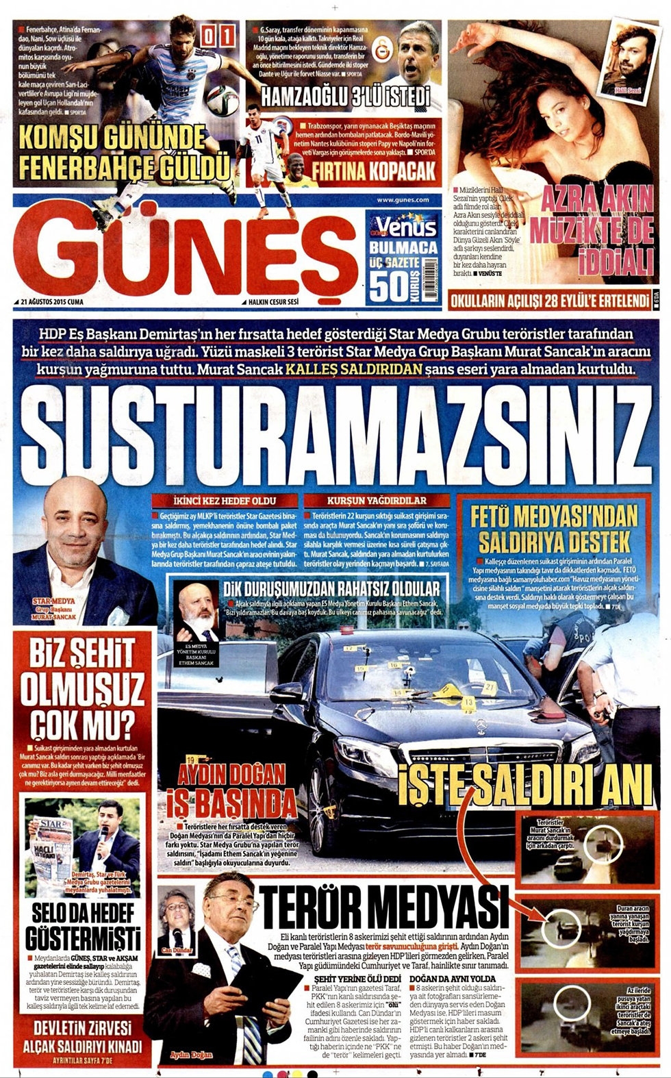 Gazeteler bugün ne yazdı? - 6