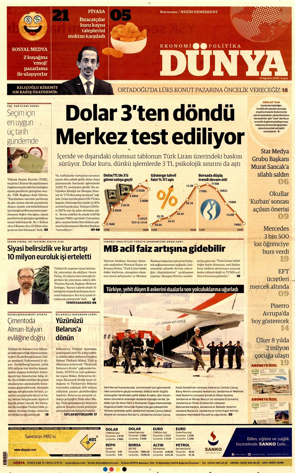 Gazeteler bugün ne yazdı? - 23