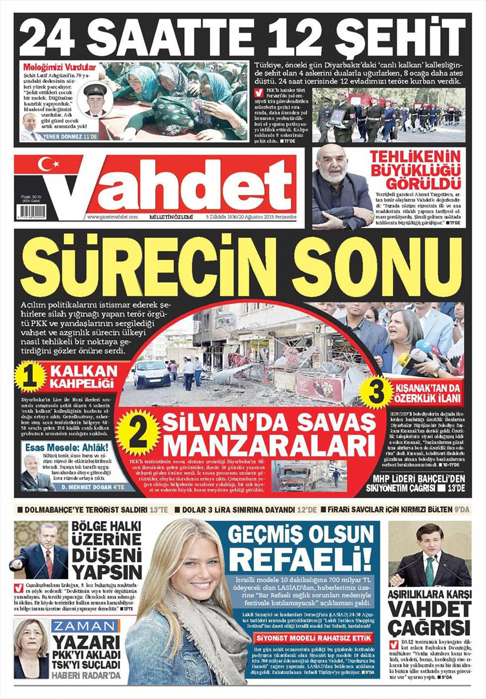 Gazeteler bugün ne yazdı? - 7