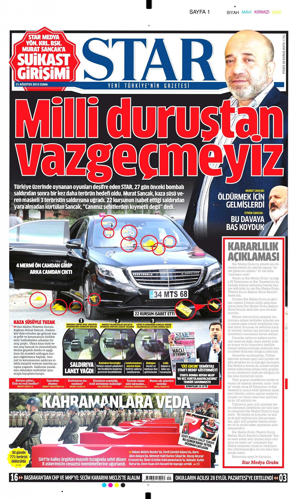 Gazeteler bugün ne yazdı? - 15