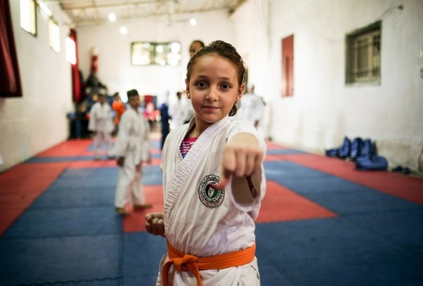 Gazzeli çocuklar 'Karate' ile nefes alıyor - 1