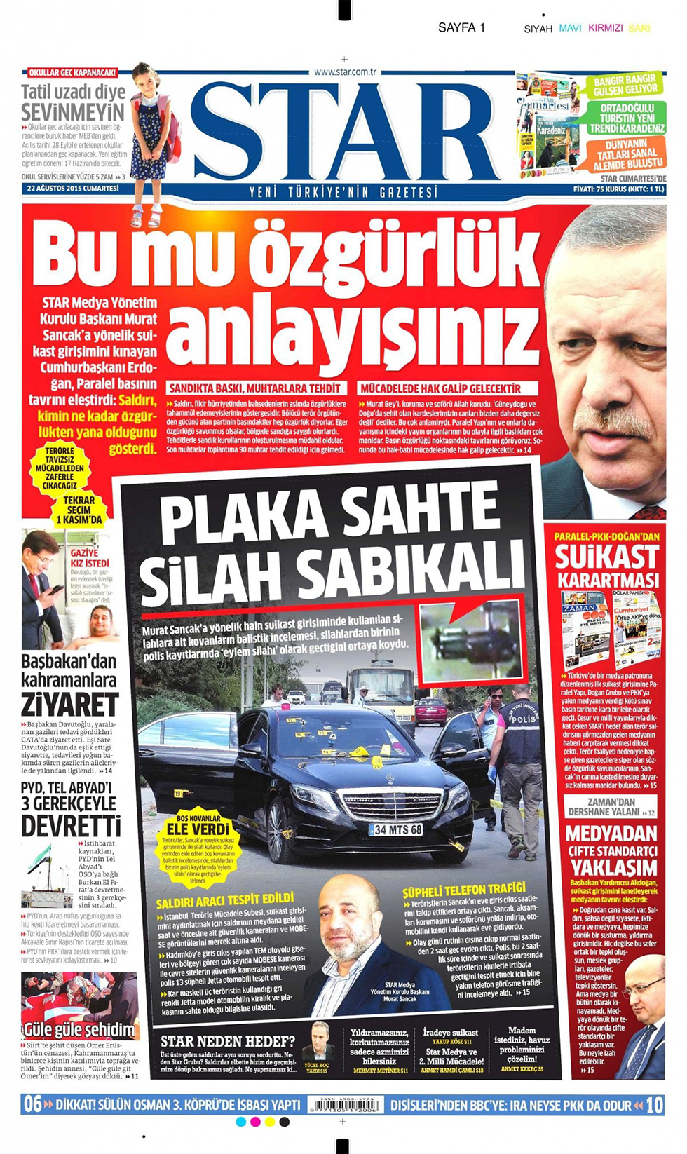 Gazeteler bugün ne yazdı? - 1