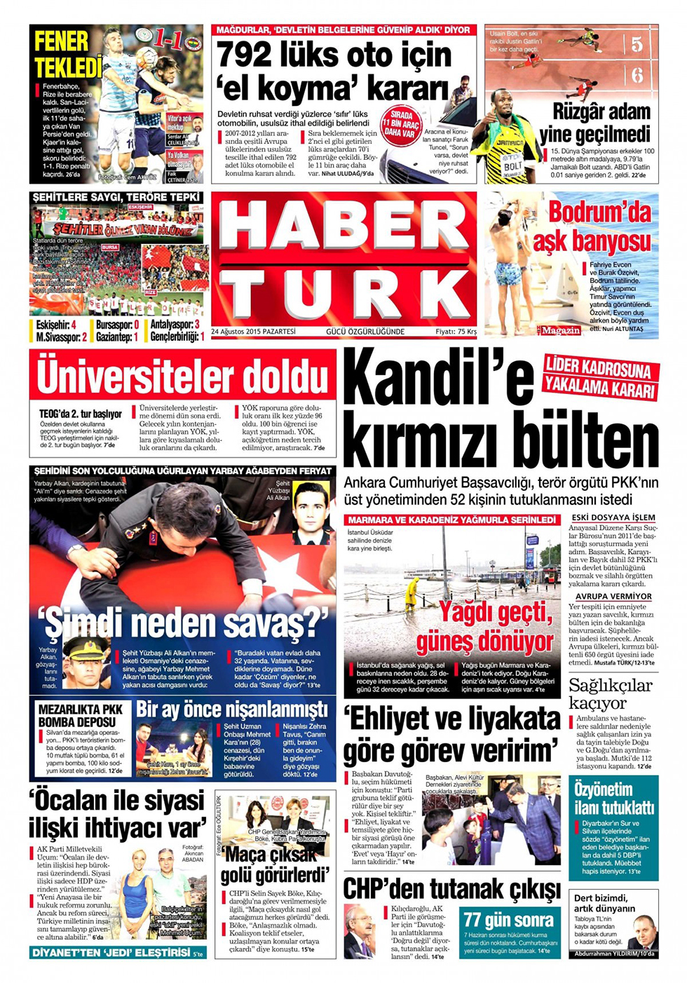 Gazeteler bugün ne yazdı? - 23