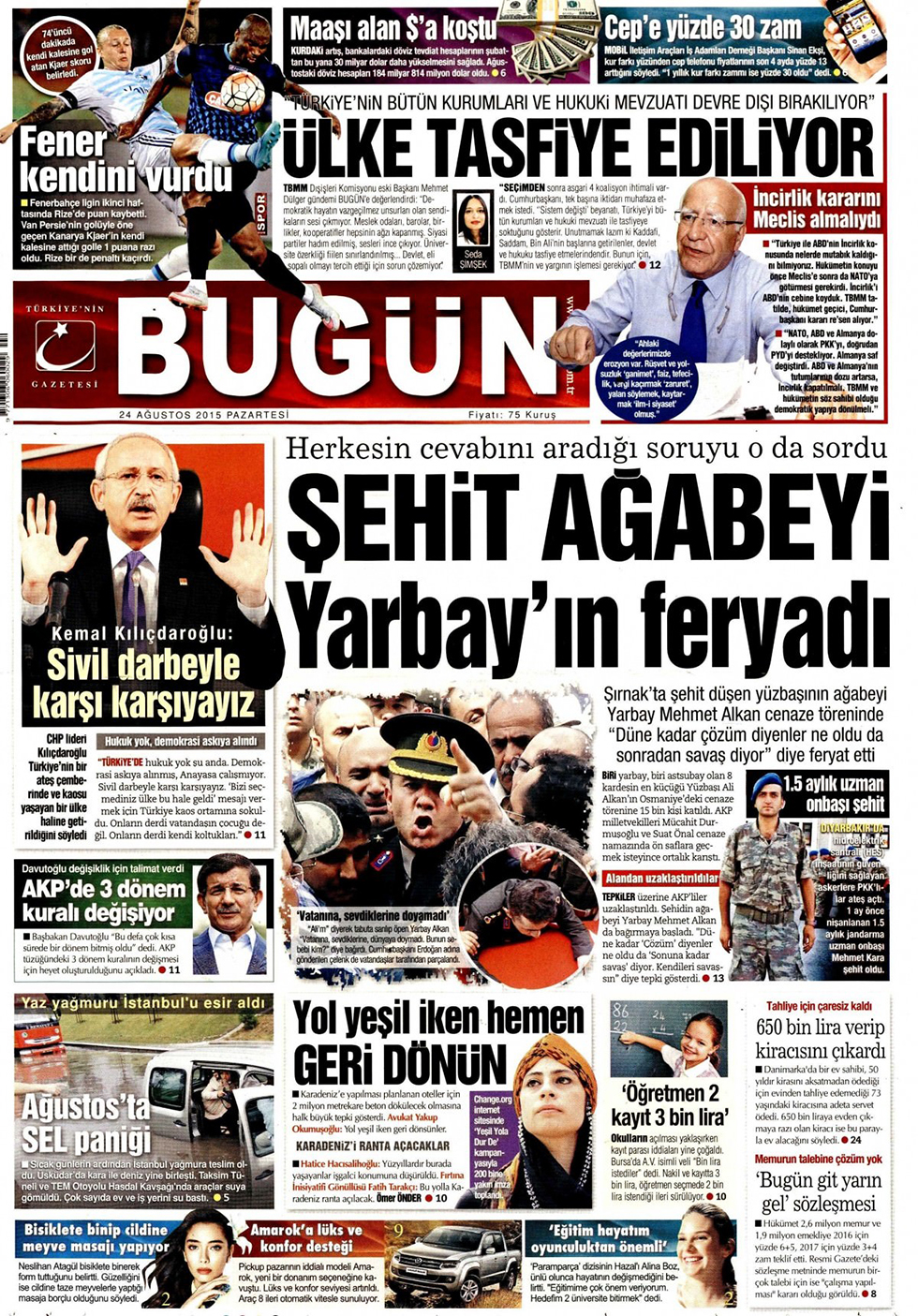 Gazeteler bugün ne yazdı? - 20
