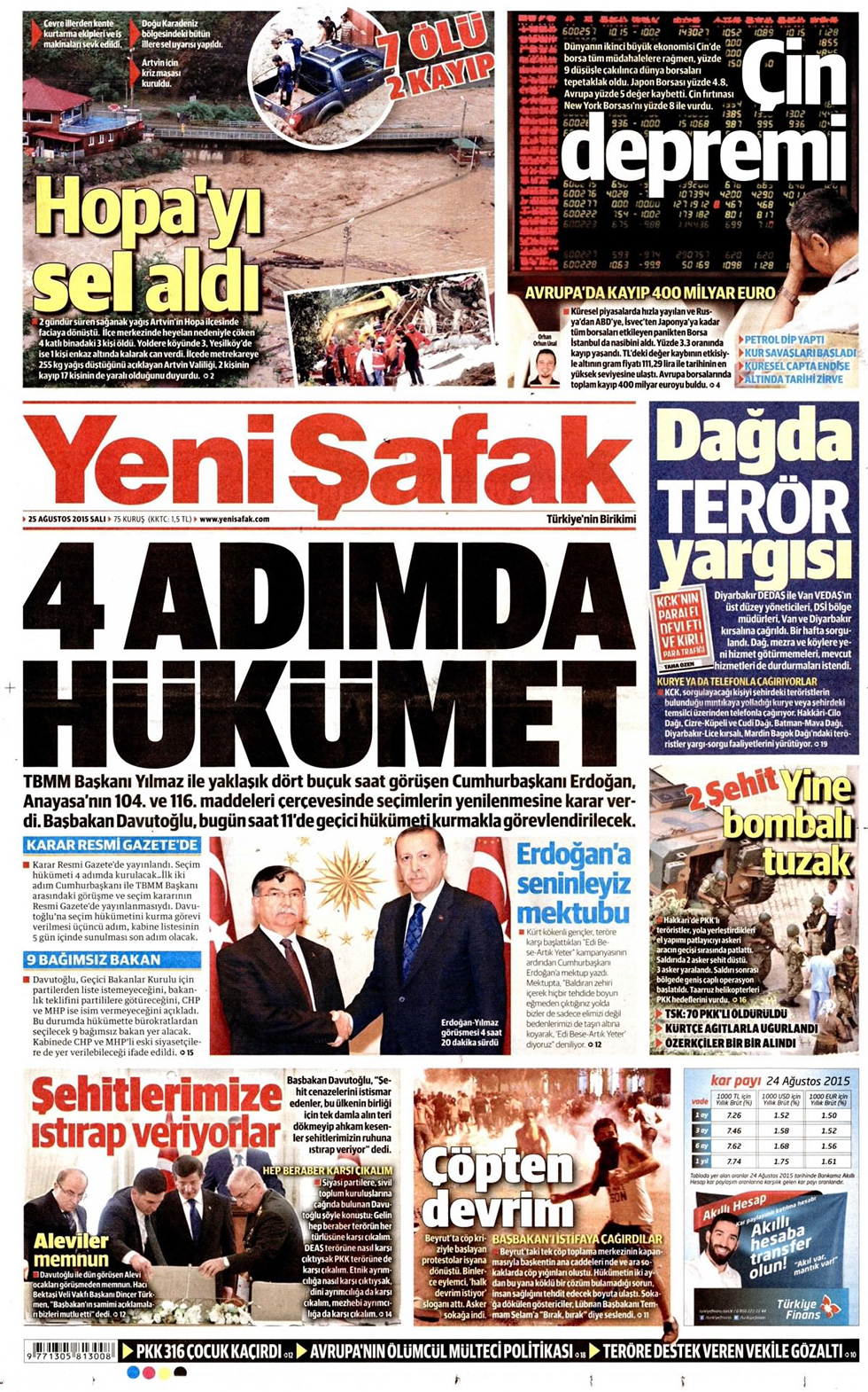 Gazeteler bugün ne yazdı? - 1