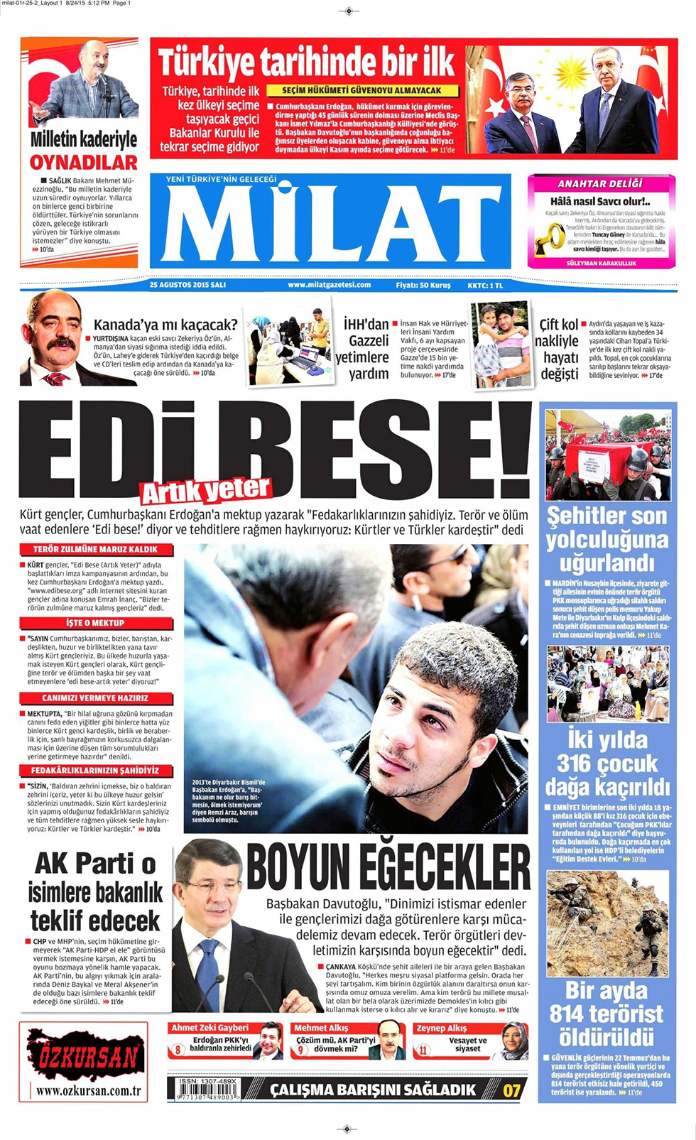 Gazeteler bugün ne yazdı? - 8