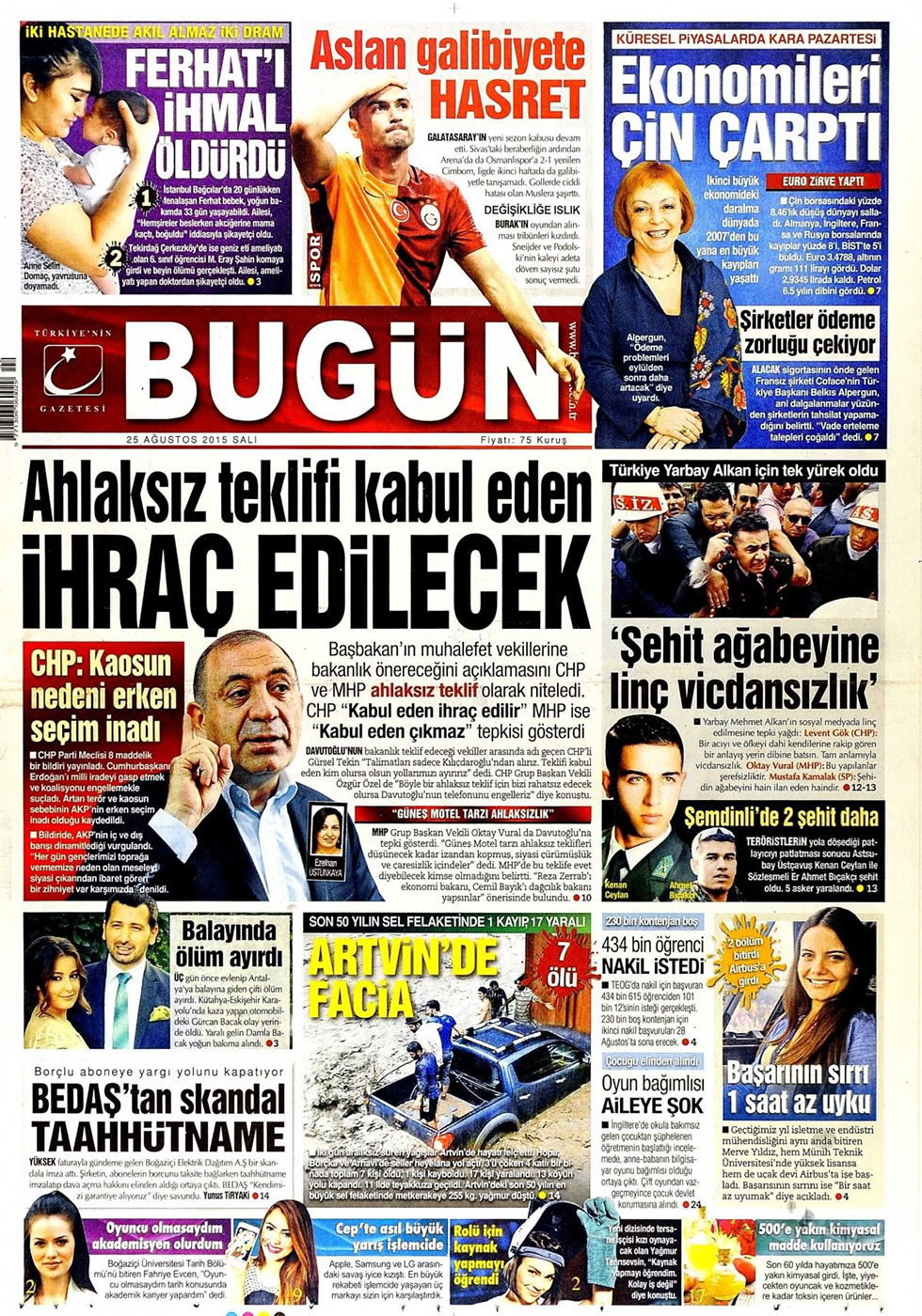 Gazeteler bugün ne yazdı? - 9