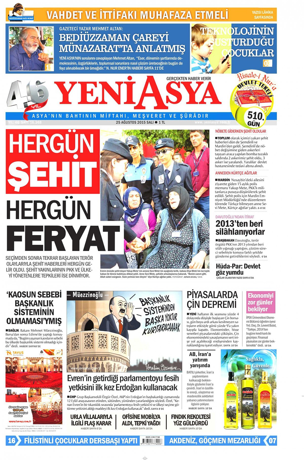 Gazeteler bugün ne yazdı? - 15