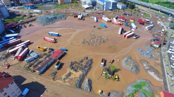 Selin verdiği hasar havadan görüntülendi - 807