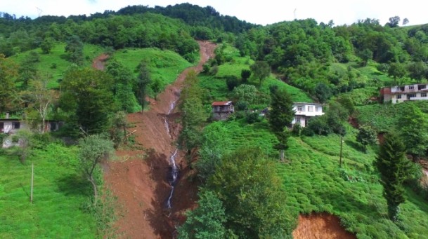 Selin verdiği hasar havadan görüntülendi - 557