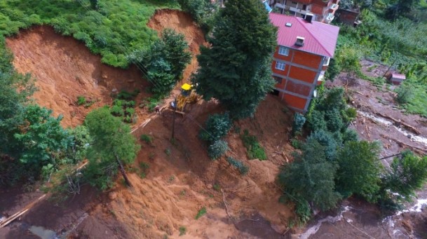 Selin verdiği hasar havadan görüntülendi - 927