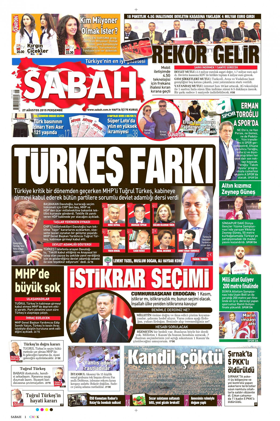 Gazeteler bugün ne yazdı? - 19