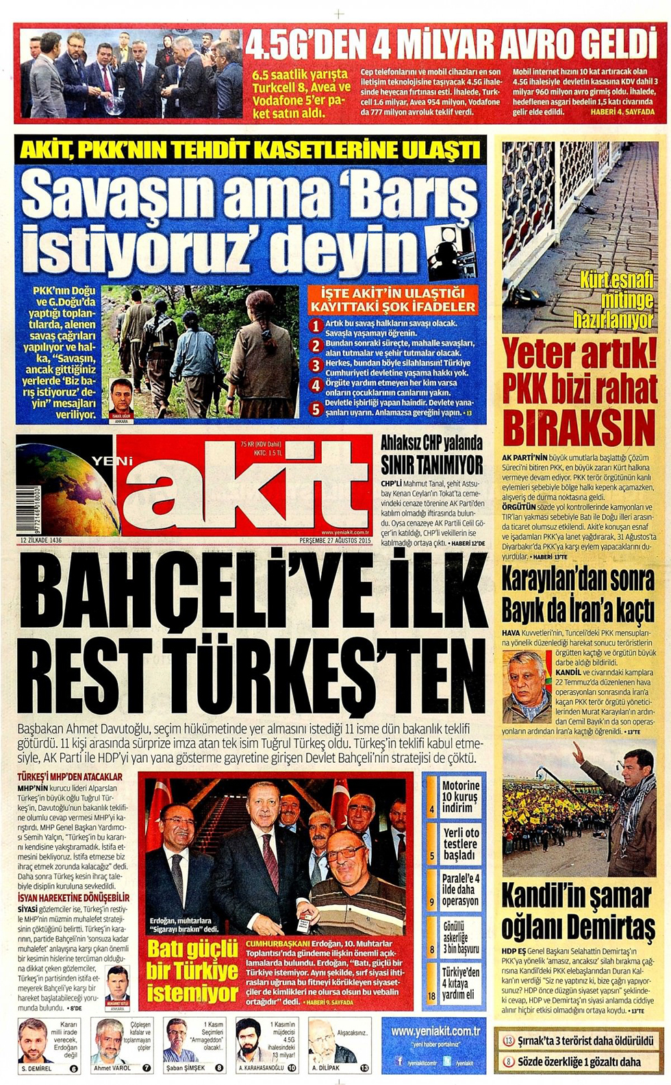 Gazeteler bugün ne yazdı? - 3