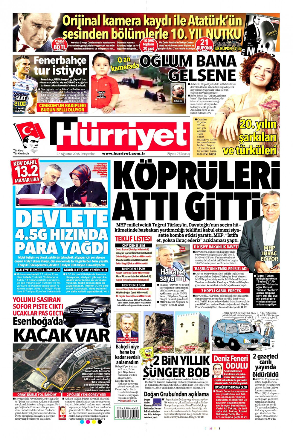 Gazeteler bugün ne yazdı? - 8