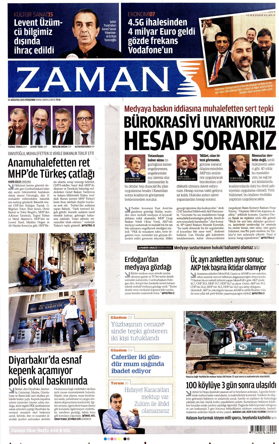 Gazeteler bugün ne yazdı? - 4