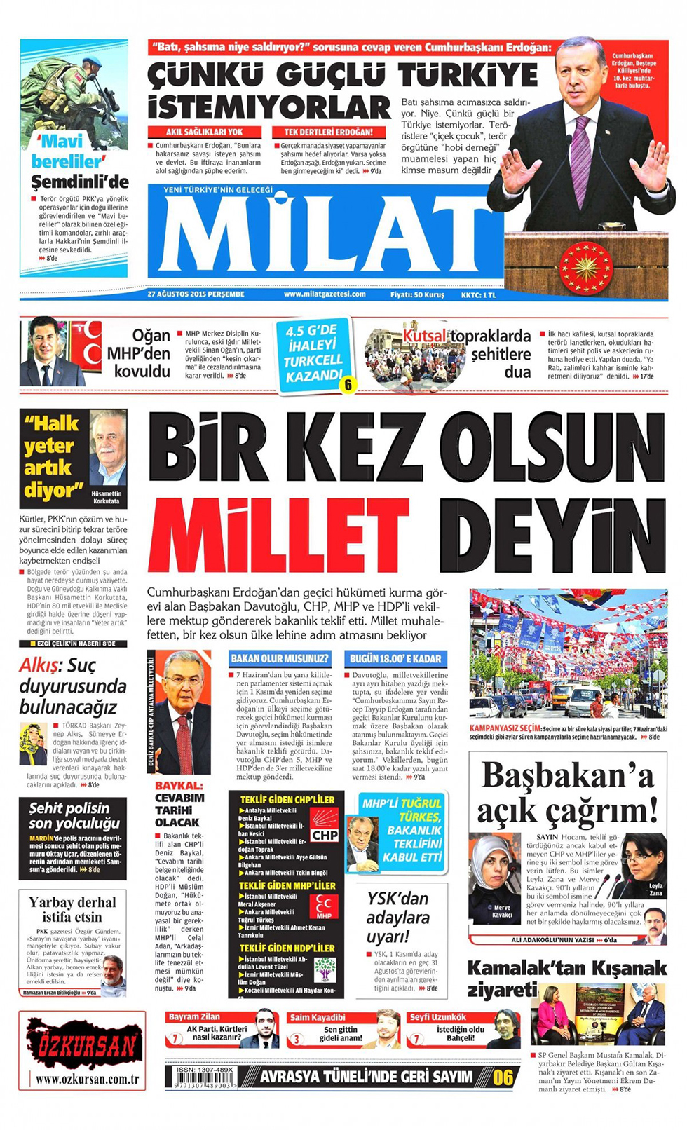 Gazeteler bugün ne yazdı? - 15