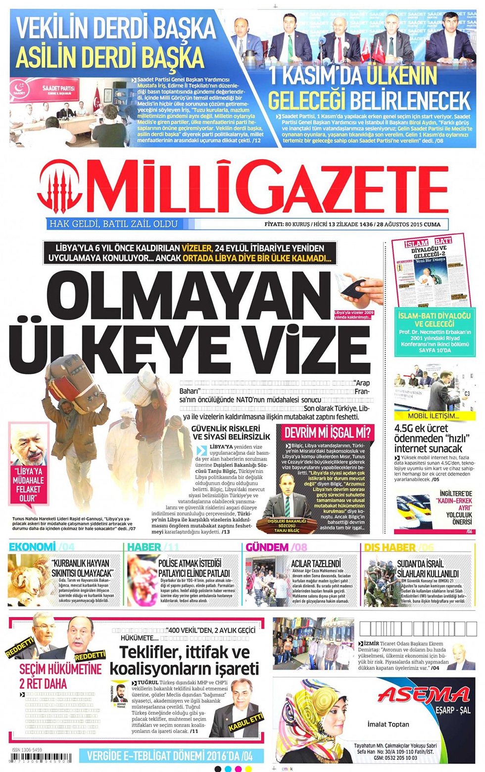 Gazeteler bugün ne yazdı? - 22