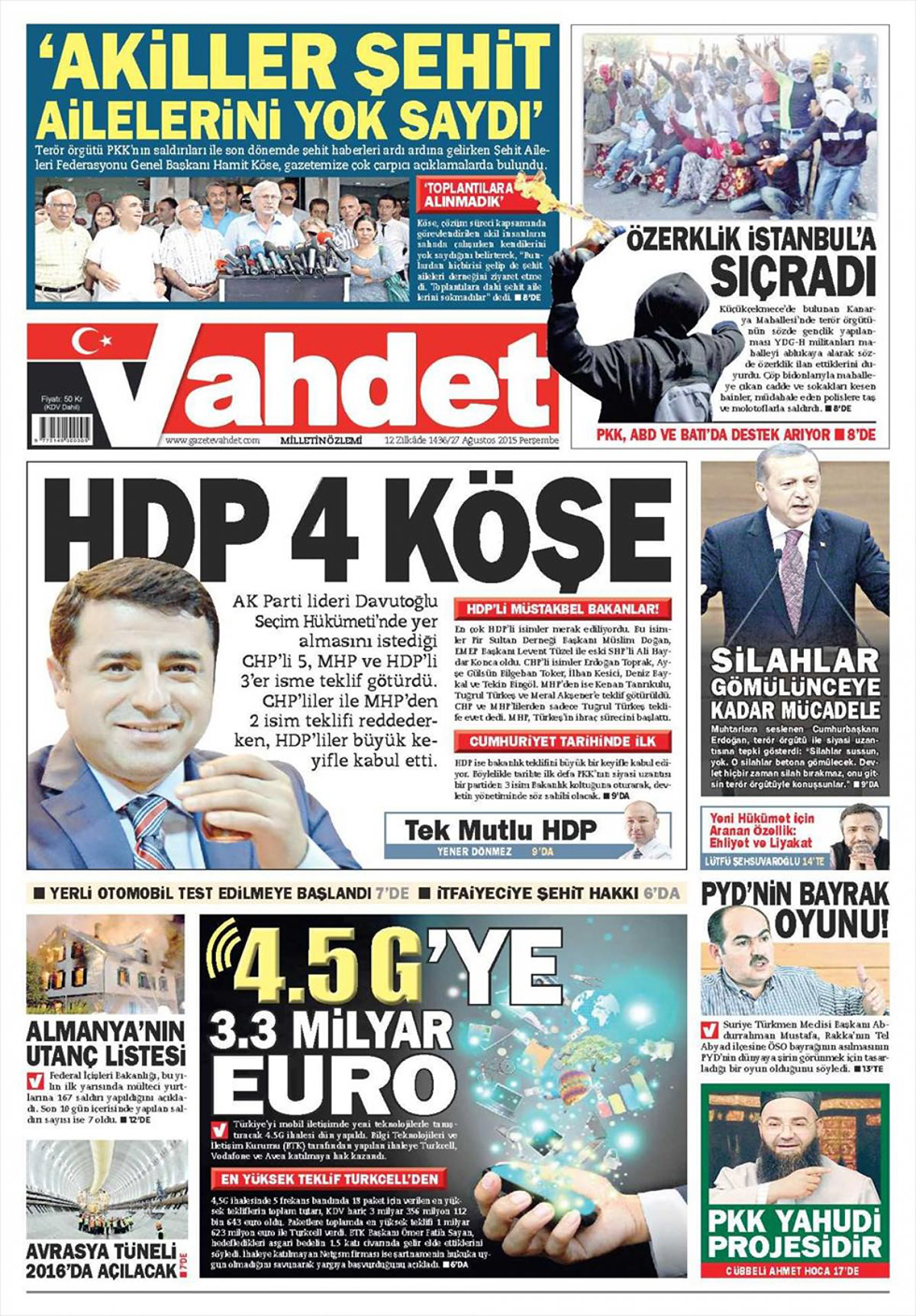 Gazeteler bugün ne yazdı? - 27