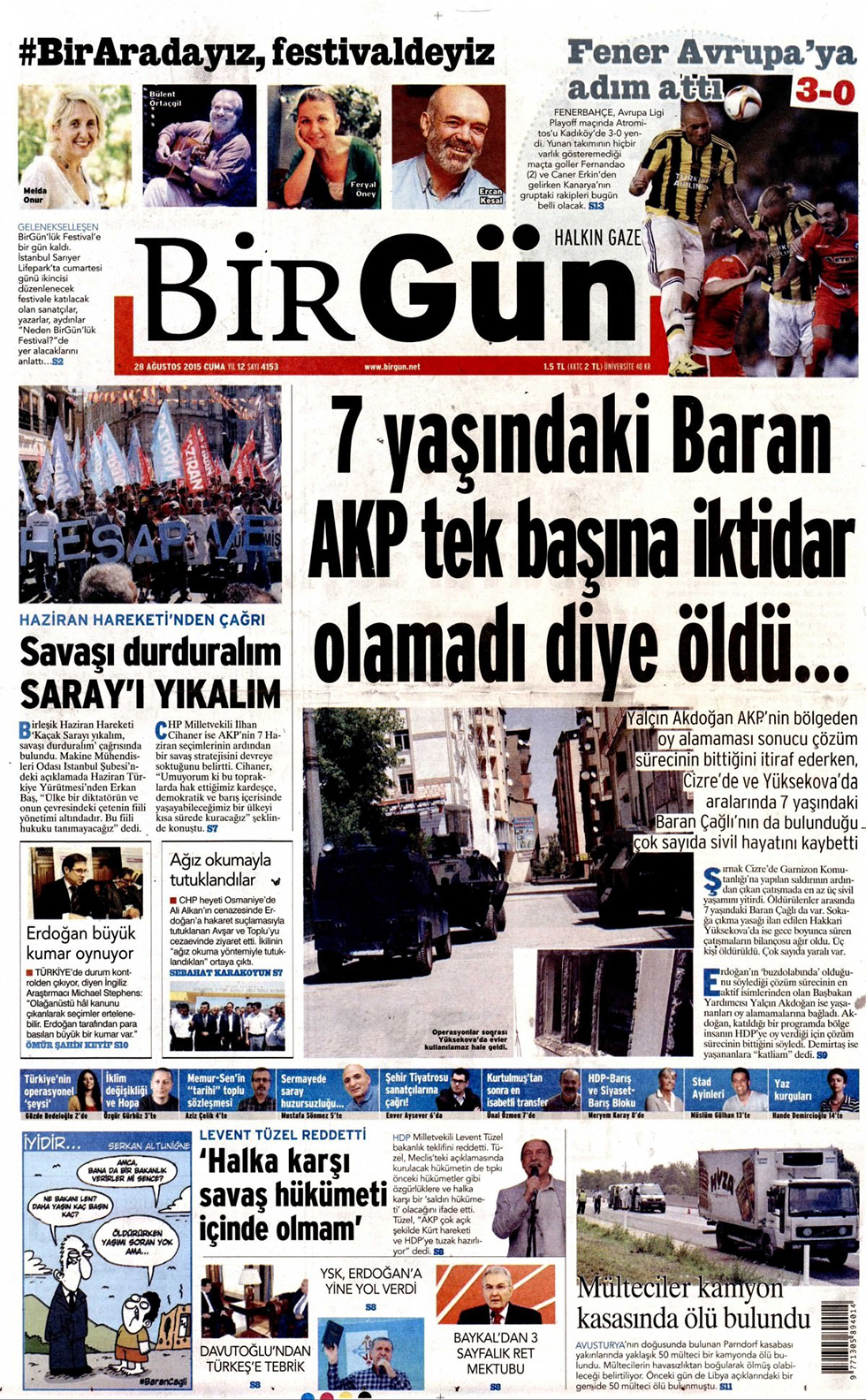 Gazeteler bugün ne yazdı? - 8