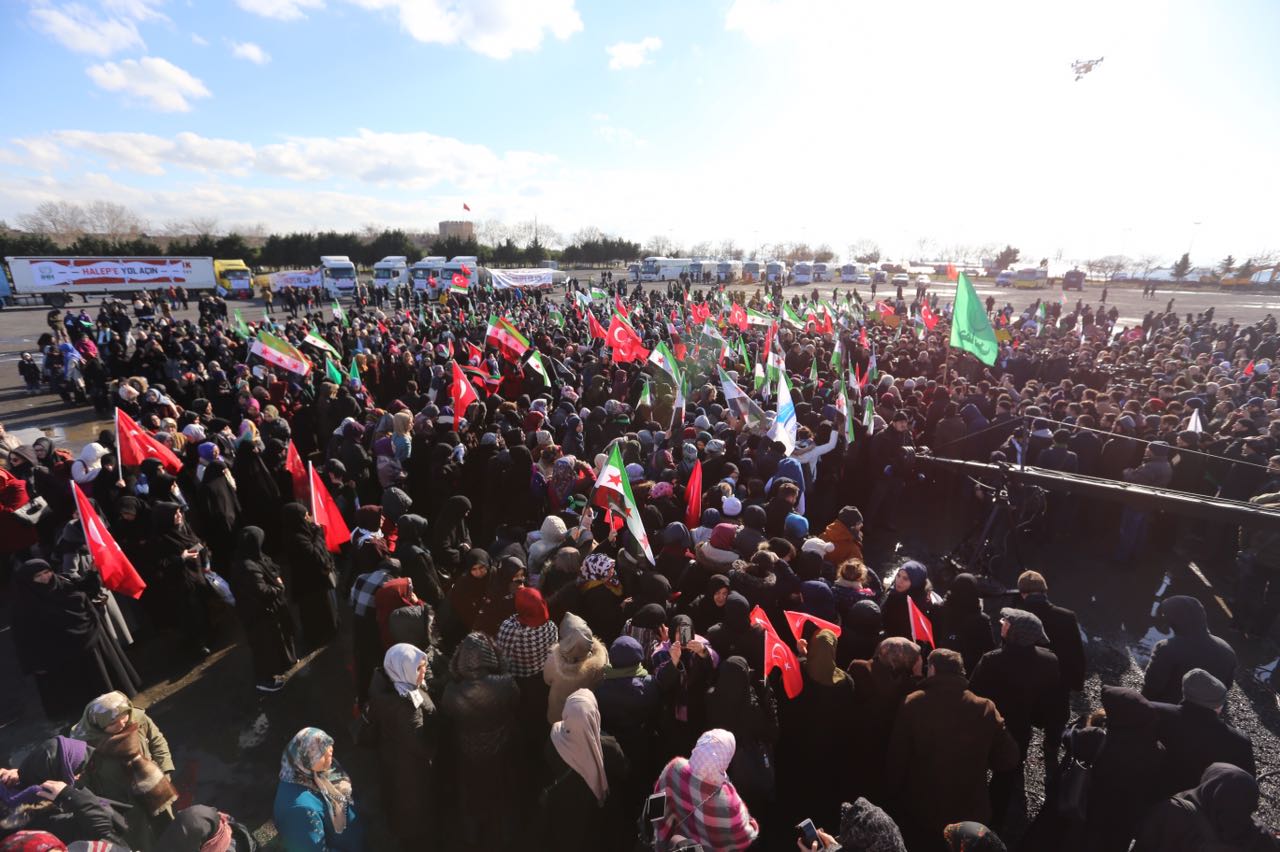 'Halep'e Yol Açın' konvoyu yola çıktı - 6