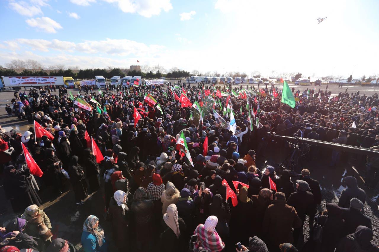'Halep'e Yol Açın' konvoyu yola çıktı - 11